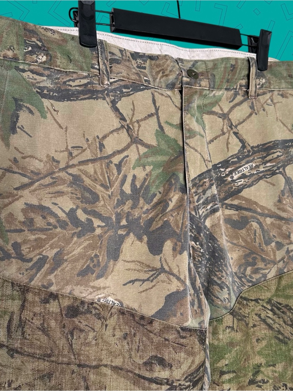 Rattlers Brand Realtree Camo Double Front Pants